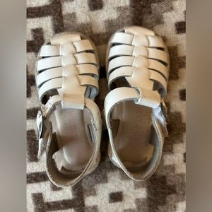L’Amour Fisherman Sandals White Size 5